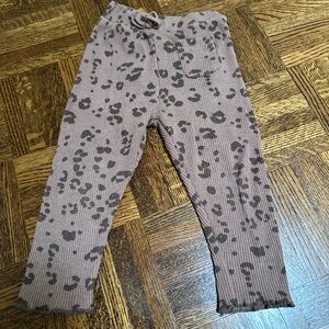 Zara Kids Brown Patterned Leggings